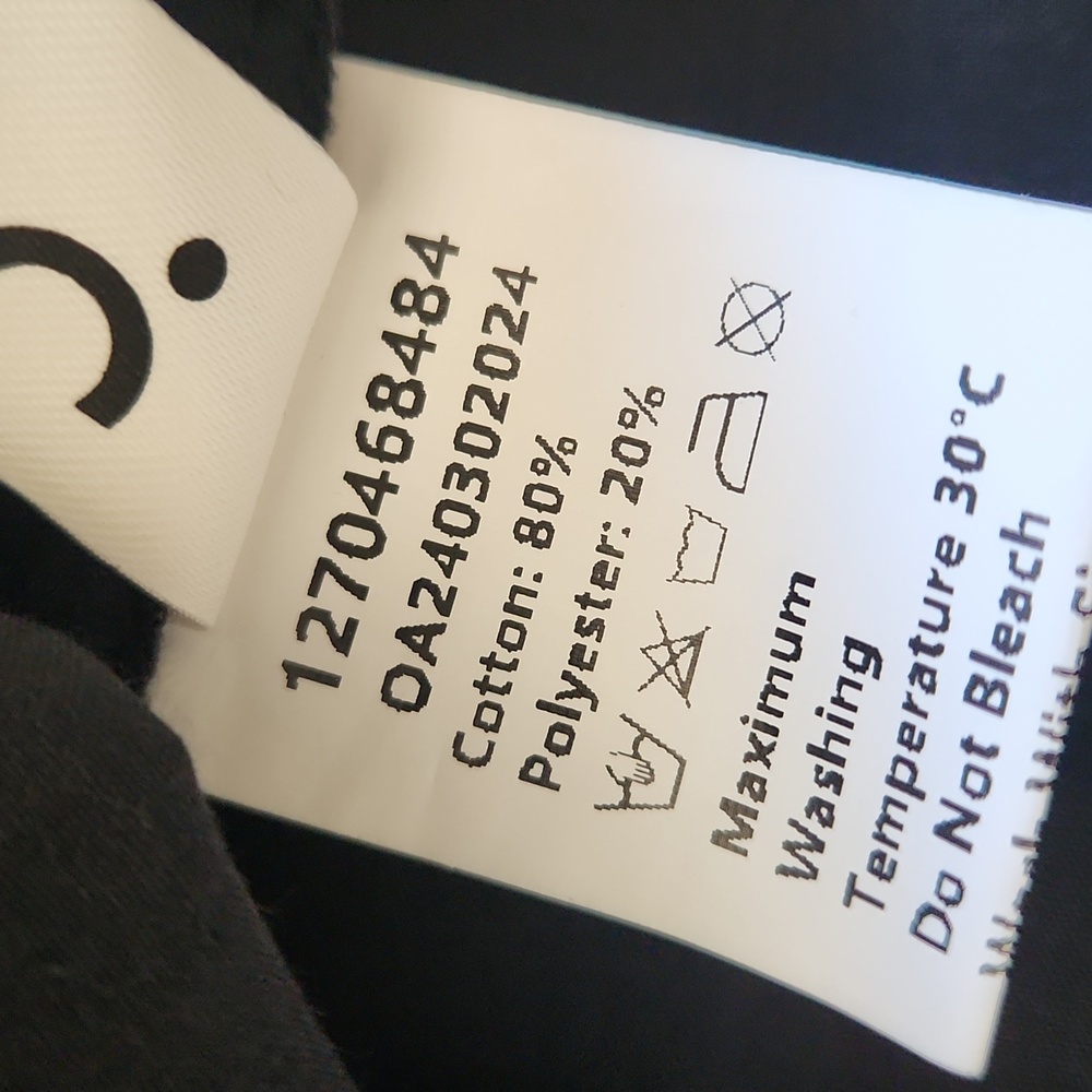 New {Commense} Ruffle Hem Cami Plain Midi Dress in Black Size Medium - Picture 14 of 15